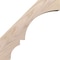 Ekena Millwork 3 1/2"W x 10"D x 10"H Balboa Smooth Knee Brace, Douglas Fir BRC04X10X10BOA00SDF - alternate 3
